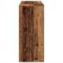 Bar table with aged wood shelf 124x46x103.5 cm by , Kitchen and dining tables - Ref: Foro24-854398, Price: 94,99 €, Discount: %