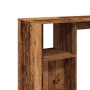 Bar-Tisch mit Regal aus gealtertem Holz 124x46x103,5 cm von , Küchen- und Esstische - Ref: Foro24-854398, Preis: 98,75 €, Rab...