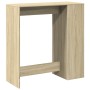 Hoher Bartisch mit Eichenholzregalen Sonoma 101x40x103,5 cm von , Küchen- und Esstische - Ref: Foro24-854366, Preis: 79,13 €,...