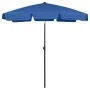 Light blue beach umbrella 180x120 cm by vidaXL, Umbrellas - Ref: Foro24-314726, Price: 42,45 €, Discount: %