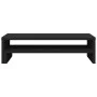 Engineered wood black screen stand 54x22x15 cm by , Computer bases and risers - Ref: Foro24-854770, Price: 25,24 €, Discount: %
