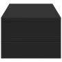 Engineered wood black screen stand 54x22x15 cm by , Computer bases and risers - Ref: Foro24-854770, Price: 25,24 €, Discount: %