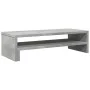 Wooden screen support, gray concrete engineering, 54x22x15 cm by , Computer bases and risers - Ref: Foro24-854772, Price: 22,...