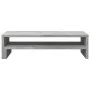 Wooden screen support, gray concrete engineering, 54x22x15 cm by , Computer bases and risers - Ref: Foro24-854772, Price: 22,...