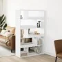 Engineered wood white shelf 100x33x156.5 cm by , Bookcases and shelves - Ref: Foro24-3309339, Price: 117,24 €, Discount: %