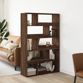 Engineered wood brown oak bookshelf 100x33x156.5 cm by , Bookcases and shelves - Ref: Foro24-3309345, Price: 122,92 €, Discou...