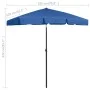 Himmelblauer Sonnenschirm 180x120 cm von vidaXL, Sonnenschirme - Ref: Foro24-314726, Preis: 42,45 €, Rabatt: %