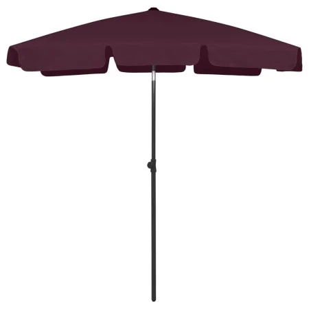 Sombrilla de playa rojo burdeos 180x120 cm de vidaXL, Sombrillas - Ref: Foro24-314723, Precio: 38,36 €, Descuento: %