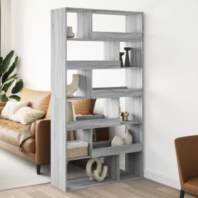 Raumteiler aus Sonoma-Grau-Holz 100x33x187,5 cm von , Bücherregale und Regale - Ref: Foro24-3309506, Preis: 155,13 €, Rabatt: %