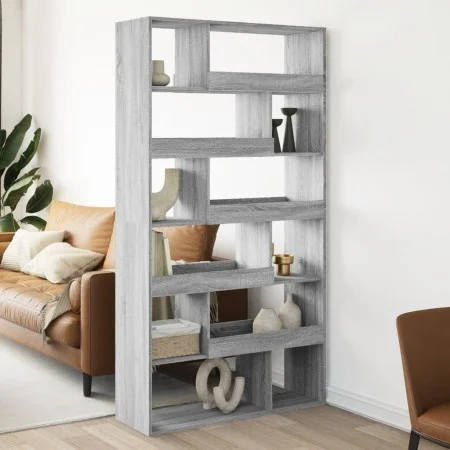 Separador de ambientes madera gris Sonoma 100x33x187,5 cm de , Librerías y estanterías - Ref: Foro24-3309506, Precio: 148,41 ...