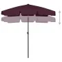 Sombrilla de playa rojo burdeos 180x120 cm de vidaXL, Sombrillas - Ref: Foro24-314723, Precio: 38,36 €, Descuento: %