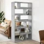 Room divider made of gray wood and concrete 100x33x187.5 cm by , Bookcases and shelves - Ref: Foro24-3309504, Price: 134,43 €...