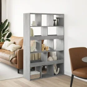 Room divider in gray wood and concrete 100x33x156.5 cm by , Bookcases and shelves - Ref: Foro24-3309531, Price: 112,35 €, Dis...