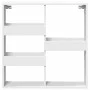 Engineered wood white wall cabinet 80x15x80 cm by , Shelves and shelves - Ref: Foro24-854544, Price: 27,72 €, Discount: %