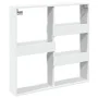 Engineered wood white wall cabinet 80x15x80 cm by , Shelves and shelves - Ref: Foro24-854544, Price: 27,72 €, Discount: %