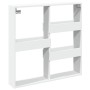 Wandschrank aus weißem Ingenieurholz 80x15x80 cm von , Regale und Regale - Ref: Foro24-854544, Preis: 27,94 €, Rabatt: %