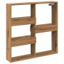 Armario de pared madera ingeniería roble artesanal 80x15x80 cm de , Estantes y estanterías - Ref: Foro24-854552, Precio: 36,82 €