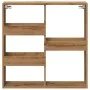 Wandregal aus handgefertigter Eichen-Ingenieurholzkonstruktion 80x15x80 cm. von , Regale und Regale - Ref: Foro24-854552, Pre...