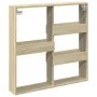 Wandschrank aus Sonoma-Eiche, 80x15x80 cm, aus Holzwerkstoffen. von , Regale und Regale - Ref: Foro24-854546, Preis: 27,15 €,...