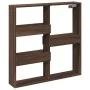 Armario de pared madera de ingeniería marrón roble 80x15x80 cm de , Estantes y estanterías - Ref: Foro24-854550, Precio: 36,8...