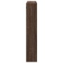Engineered wood brown oak wall cabinet 80x15x80 cm by , Shelves and shelves - Ref: Foro24-854550, Price: 37,36 €, Discount: %