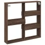 Armario de pared madera de ingeniería marrón roble 80x15x80 cm de , Estantes y estanterías - Ref: Foro24-854550, Precio: 36,8...