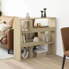 Engineered wood bookshelf in Sonoma oak, 100x33x94.5 cm by , Bookcases and shelves - Ref: Foro24-3309476, Price: 73,18 €, Dis...