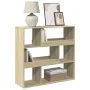 Engineered wood bookshelf in Sonoma oak, 100x33x94.5 cm by , Bookcases and shelves - Ref: Foro24-3309476, Price: 73,18 €, Dis...