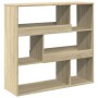 Regal aus Sonoma-Eichenfurnier, 100x33x94,5 cm. von , Bücherregale und Regale - Ref: Foro24-3309476, Preis: 74,15 €, Rabatt: %