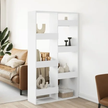Separador de ambientes madera ingeniería blanco 100x33x175 cm de , Librerías y estanterías - Ref: Foro24-3309573, Precio: 107...