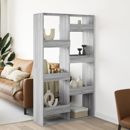Room divider in Sonoma grey wood 100x33x175 cm by , Bookcases and shelves - Ref: Foro24-3309578, Price: 108,62 €, Discount: %