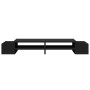 Screen stand with black wood storage 100x27x15 cm by , Computer bases and risers - Ref: Foro24-854689, Price: 35,56 €, Discou...