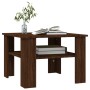 Oak brown plywood coffee table 60x60x42 cm by , Coffee table - Ref: Foro24-815266, Price: 46,77 €, Discount: %