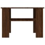 Oak brown plywood coffee table 60x60x42 cm by , Coffee table - Ref: Foro24-815266, Price: 46,77 €, Discount: %