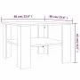 Eichenbrauner Sperrholz-Couchtisch 60x60x42 cm von , Couchtisch - Ref: Foro24-815266, Preis: 46,11 €, Rabatt: %