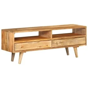 Massives Mangoholz-TV-Möbel 140x30x41 cm von , TV-Möbel - Ref: Foro24-352783, Preis: 144,34 €, Rabatt: %
