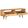 Massives Mangoholz-TV-Möbel 140x30x41 cm von , TV-Möbel - Ref: Foro24-352783, Preis: 145,38 €, Rabatt: %