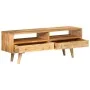 Mueble de TV madera maciza de mango 140x30x41 cm de , Muebles TV - Ref: Foro24-352783, Precio: 143,86 €, Descuento: %
