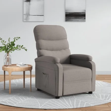 Sillón reclinable de tela gris taupe von , Sessel - Ref: Foro24-344898, Preis: 213,78 €, Rabatt: %