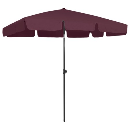 Burgunderroter Sonnenschirm 200x125 cm von vidaXL, Sonnenschirme - Ref: Foro24-314731, Preis: 50,92 €, Rabatt: %