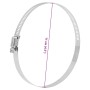 Abrazaderas de manguera 6 uds 91-110 mm acero inoxidable 304 de , Conductos de aire - Ref: Foro24-4008073, Precio: 13,67 €, D...