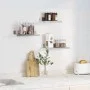 Estantes de pared 3 uds acero inoxidable plateado by , Shelves and shelves - Ref: Foro24-30270, Price: 23,76 €, Discount: %