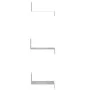Estantes de pared 3 uds acero inoxidable plateado by , Shelves and shelves - Ref: Foro24-30270, Price: 23,76 €, Discount: %