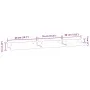Estantes de pared 3 uds acero inoxidable plateado by , Shelves and shelves - Ref: Foro24-30270, Price: 23,76 €, Discount: %