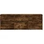 Mueble de TV LED madera ingeniería roble ahumado 140x34x50 cm de , Muebles TV - Ref: Foro24-3307923, Precio: 114,57 €, Descue...