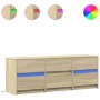 TV-Schrank aus Sonoma-Eichenfurnier, 140x34x50 cm. von , TV-Möbel - Ref: Foro24-3307921, Preis: 148,30 €, Rabatt: %