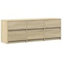TV-Schrank aus Sonoma-Eichenfurnier, 140x34x50 cm. von , TV-Möbel - Ref: Foro24-3307921, Preis: 148,30 €, Rabatt: %