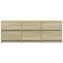 Mueble de TV LED madera de ingeniería roble Sonoma 140x34x50 cm by , TV Furniture - Ref: Foro24-3307921, Price: 145,91 €, Dis...