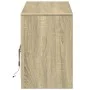 Mueble de TV LED madera de ingeniería roble Sonoma 140x34x50 cm by , TV Furniture - Ref: Foro24-3307921, Price: 145,91 €, Dis...