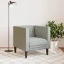 Sillón Chesterfield de terciopelo gris claro by , Sofas - Ref: Foro24-372673, Price: 133,50 €, Discount: %